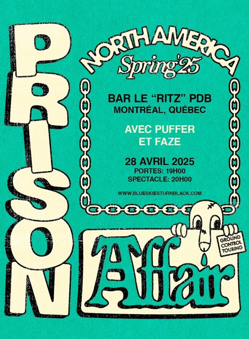 PRISON AFFAIR (synth-punk from Barcelona) + PUFFER + FAZE @ Bar Le Ritz PBD