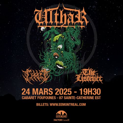 Ulthar + Throe + The Listener | 24 mars 