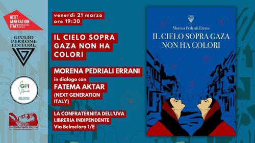 Morena Pedriali Errani presenta Il cielo sopra Gaza non ha colori 